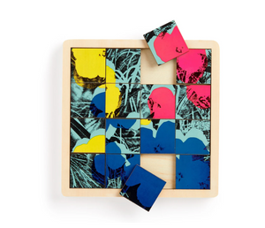 Warhol Flowers Sliding Puzzle - Tigertree