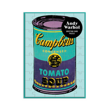 Load image into Gallery viewer, Warhol Soup Can Puzzle Card - Tigertree