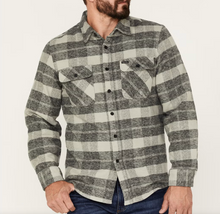 Load image into Gallery viewer, Bowery Heavy Weight Flannel - Black/Charcoal