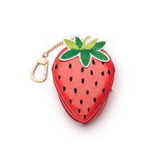 Load image into Gallery viewer, 2-in-1 Bag Charm & Shopping Bag - Ripe Strawberry