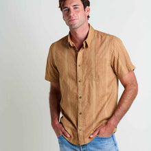 Load image into Gallery viewer, Fletch SS Shirt - Tabac Vertical Print - Tigertree