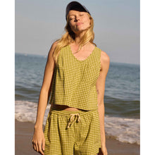 Load image into Gallery viewer, Taj Hemp Button Back Tank