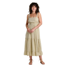 Load image into Gallery viewer, Taj Hemp Tiered Midi Dress