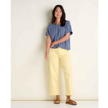 Load image into Gallery viewer, Tate Double Weave SS Blouse - Kyanite Stripe - Tigertree