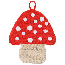 Load image into Gallery viewer, Toadstool Crochet Trivet - Tigertree