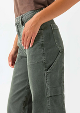 Load image into Gallery viewer, Stretch Canvas Utility Pant - Thyme