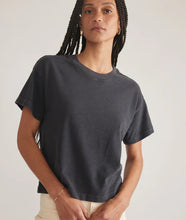 Load image into Gallery viewer, Vintage Slub Crop Tee - Soft Black - Tigertree