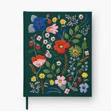Load image into Gallery viewer, Strawberry Fields Embroidered Sketchbook - Tigertree