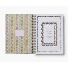 Load image into Gallery viewer, 2026 Dahlia 12-Month Softcover Spiral Planner - Tigertree