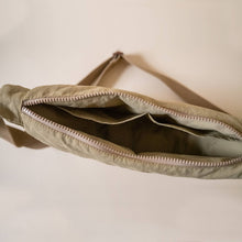 Load image into Gallery viewer, Nylon Embroidered Sling Bag- Eucalyptus - Tigertree