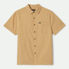 Load image into Gallery viewer, CRU Oxford Stripe Woven - Curry/Ivy Green Stripe - Tigertree