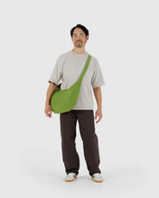 Load image into Gallery viewer, Large Nylon Crescent Bag - Green Juice - Tigertree