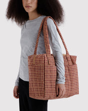 Load image into Gallery viewer, Small Cloud Carry-On - Tan Houndstooth