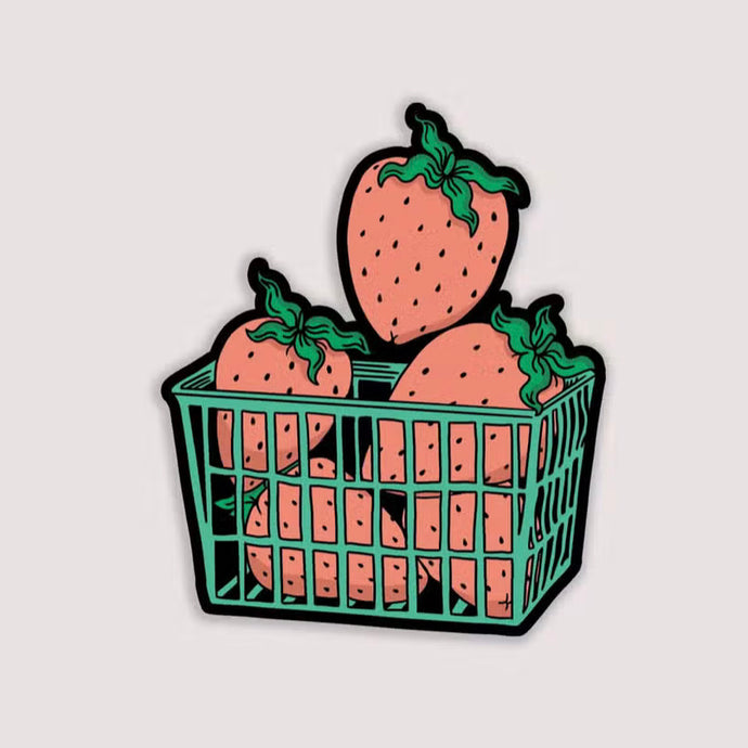 Berry Basket Sticker - Tigertree