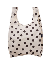 Load image into Gallery viewer, Standard Baggu - Cream and Black Polka Dot