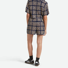 Load image into Gallery viewer, Crochet Shorts- Mood Indigo/ Off White