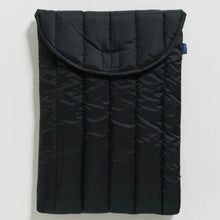 Load image into Gallery viewer, 16" Puffy Laptop Sleeve - Black - Tigertree
