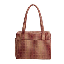 Load image into Gallery viewer, Small Cloud Carry-On - Tan Houndstooth