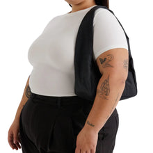 Load image into Gallery viewer, Small Nylon Meringue Bag - Black