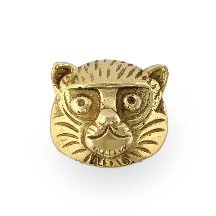 Cat Brass Ring - Tigertree