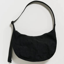 Load image into Gallery viewer, Medium Nylon Crescent Bag - Black - Tigertree