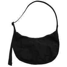 Load image into Gallery viewer, Medium Nylon Crescent Bag - Black - Tigertree