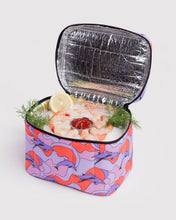 Load image into Gallery viewer, Puffy Lunch Bag - Dolphins