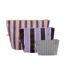 Load image into Gallery viewer, Go Pouch Set - Candy Shop Stripes
