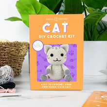 Load image into Gallery viewer, DIY Cat Crochet Kit