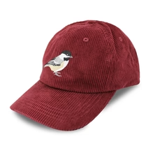Load image into Gallery viewer, Chickadee Corduroy Dad Hat - Merlot