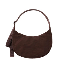 Load image into Gallery viewer, Medium Nylon Crescent Bag - Coffee - Tigertree