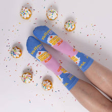Load image into Gallery viewer, Cake Crew Socks - Small - Tigertree