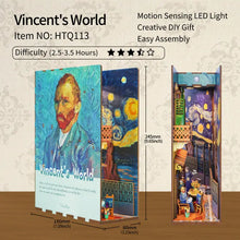 Load image into Gallery viewer, Miniature House Book Nook Kit: Vincent's World - Tigertree