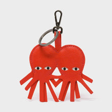 Load image into Gallery viewer, Octotwins Leather Bag Charm/ Keychain