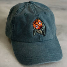 Load image into Gallery viewer, Googly Tulip Dad Hat - Vintage Teal - Tigertree