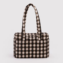 Load image into Gallery viewer, Everyday Cloud Bag - Blurred Gingham Brown