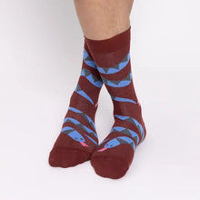 Load image into Gallery viewer, Men's Snakes Crew Socks - Tigertree