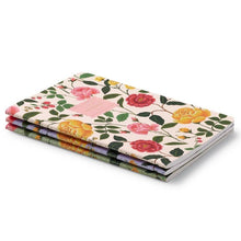 Load image into Gallery viewer, Roses Stitched Notebooks S/3 - Tigertree