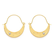 Load image into Gallery viewer, Starlight Crescent Earrings - Tigertree