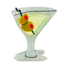 Load image into Gallery viewer, Large Martini Hair Claw - Tigertree