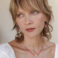 Load image into Gallery viewer, Daisy Miyuki Bead Necklace- Rainbow Coral - Tigertree