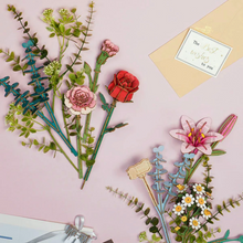 Load image into Gallery viewer, 3D Wooden Flower Puzzle Basket