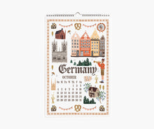 Load image into Gallery viewer, 2026 World Travel Wall Calendar - Tigertree
