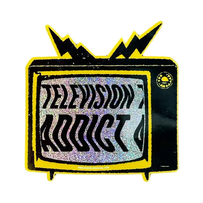 Television Addict Sticker - Tigertree