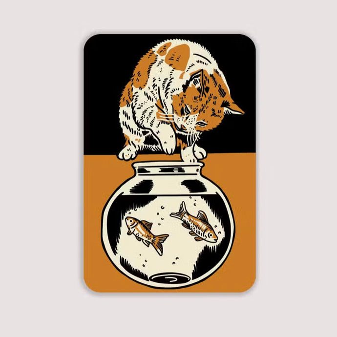 Fishbowl Sticker - Tigertree