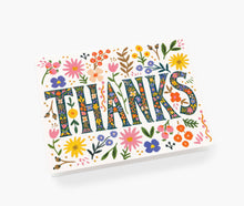Load image into Gallery viewer, Floral Thanks Card - Tigertree