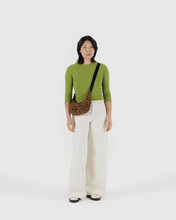 Load image into Gallery viewer, Small Nylon Crescent Bag - Leopard - Tigertree