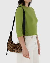 Load image into Gallery viewer, Small Nylon Crescent Bag - Leopard - Tigertree