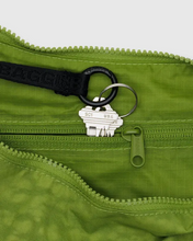 Load image into Gallery viewer, Medium Nylon Crescent Bag- Green Juice - Tigertree