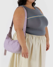 Load image into Gallery viewer, Medium Nylon Crescent Bag- Dusty Pink - Tigertree